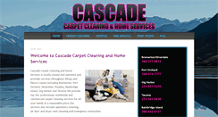 Desktop Screenshot of cascadecarpetcleaning.com